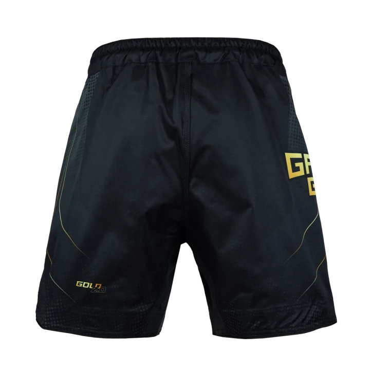 Męskie spodenki do MMA Ground Game Gold 2.0 widok z tyłu