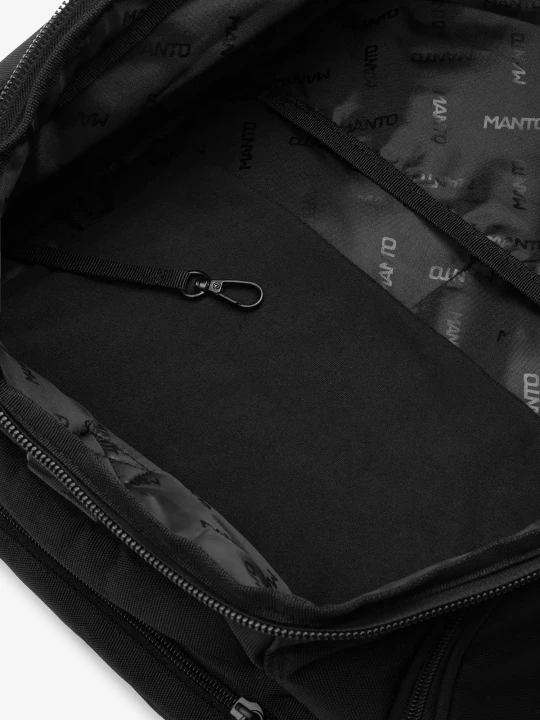 Otwarta kieszeń organizacyjna plecaka MANTO CIRCLE z przegródkami na akcesoria