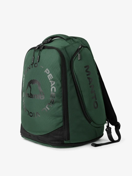 Profil zielonego plecaka wielofunkcyjnego MANTO CIRCLE XL