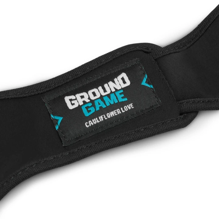 Zapięcie na rzep z naszywką logo Ground Game ochraniacz na uszy