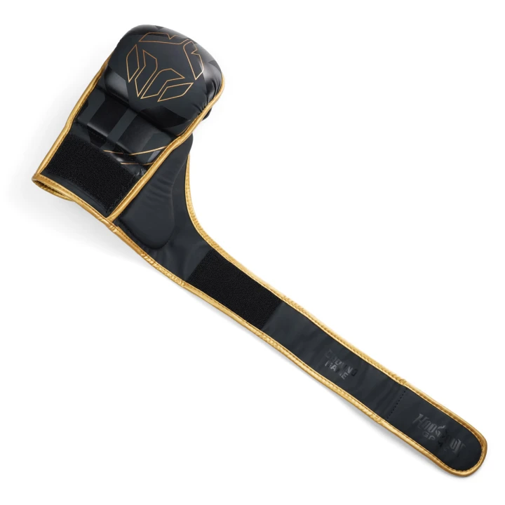 Ochrona kciuka i pianka MultiFoam w rękawicach sparingowych MMA Ground Game Logo 3.0 Gold