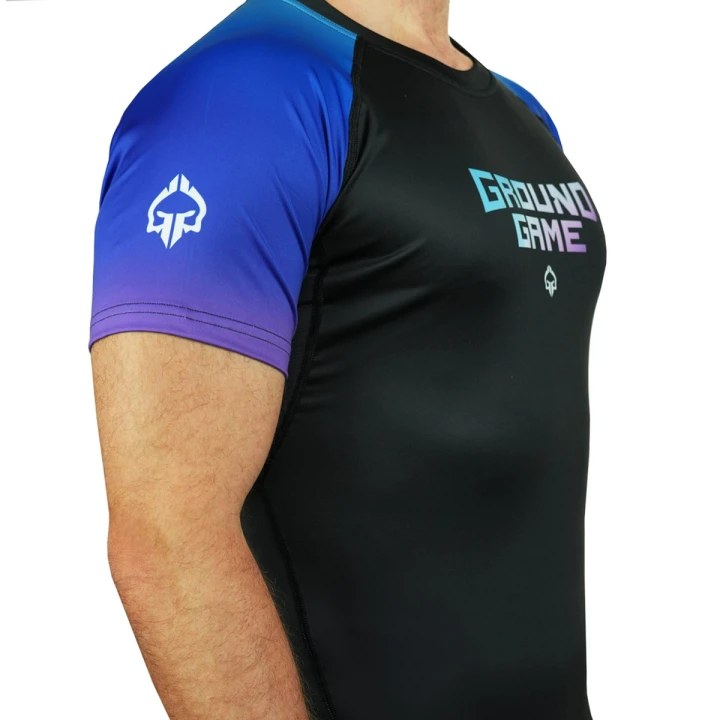 Rashguard kompresyjny Ground Game Cheeky Monkey prezentowany na profilu zawodnika
