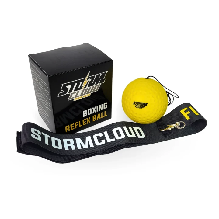 Zestaw treningowy StormCloud Reflex Ball z piankową piłeczką i opaską na głowę