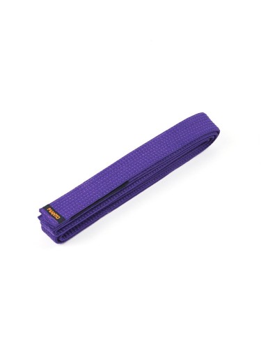 MANTO pas do BJJ LABEL purpurowy z czarnym panelem na belki