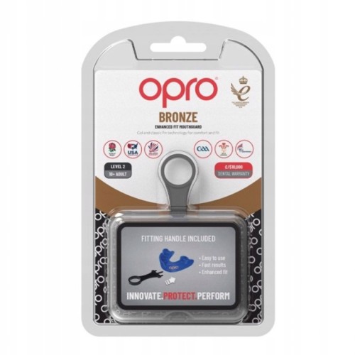 Ochraniacz na zęby OPRO Bronze Gen5 Blue w oryginalnym opakowaniu z pudełkiem